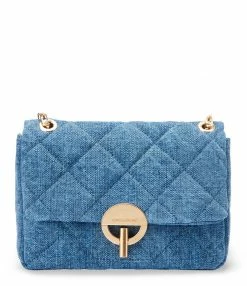 VANESSA BRUNO Sac Moon MM Lin Indigo