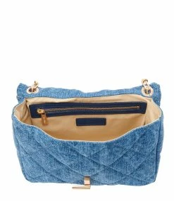 VANESSA BRUNO Sac Moon MM Lin Indigo -jerome dreyfuss shop unnamed file 811