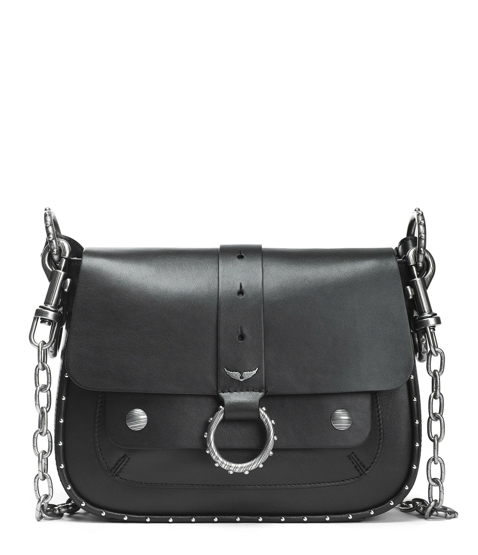 Sac Kate Cuir Noir, Collaboration Zadig & Voltaire X Kate Moss 3 Sac Kate Cuir Noir, Collaboration Zadig & Voltaire X Kate Moss