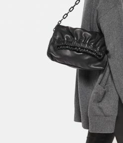 ZADIG & VOLTAIRE Sac Rockyssime Cuir Noir -jerome dreyfuss shop unnamed file 866