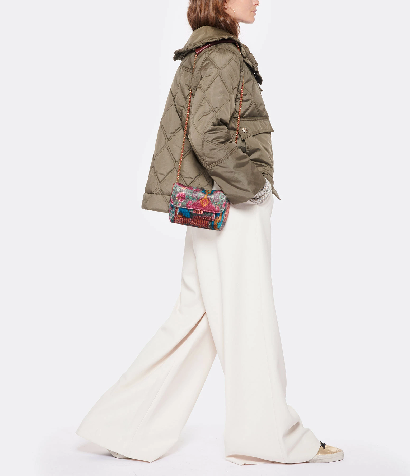 JEROME DREYFUSS Sac Lulu S Velours Imprimé Ikat, Capsule Velours 8 JEROME DREYFUSS Sac Lulu S Velours Imprimé Ikat, Capsule Velours – Image 6