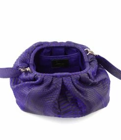 SISTA PARIS Sac Big Uniq Cuir Souple Python Bleu Noir -jerome dreyfuss shop unnamed file 889