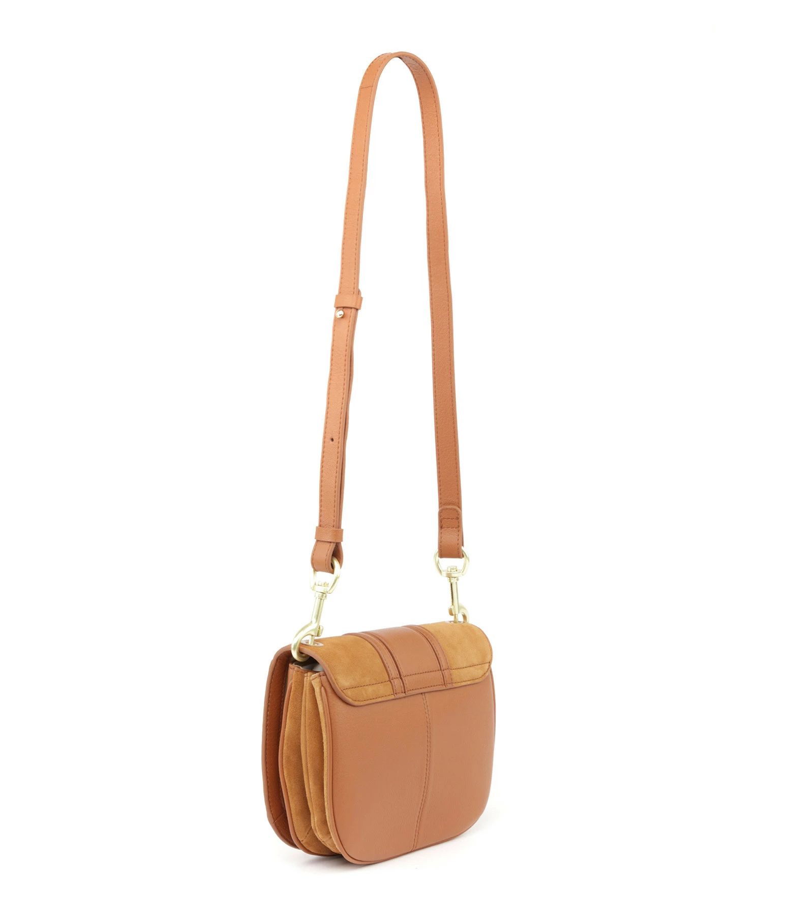 SEE BY CHLOE Sac Hana Double Cuir Caramel 4 SEE BY CHLOE Sac Hana Double Cuir Caramel – Image 2
