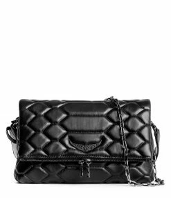 ZADIG & VOLTAIRE Sac Rocky XL Mat Cuir Noir