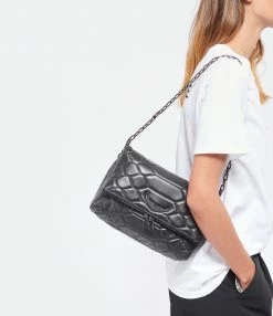 ZADIG & VOLTAIRE Sac Rocky XL Mat Cuir Noir -jerome dreyfuss shop unnamed file 919