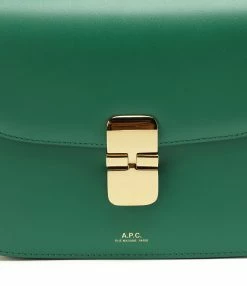 A.P.C. Sac Grace Mini Cuir Lisse Vert -jerome dreyfuss shop unnamed file 924