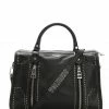 ZADIG & VOLTAIRE Sac Sunny Medium Cuir Grainé Noir -jerome dreyfuss shop unnamed file 927