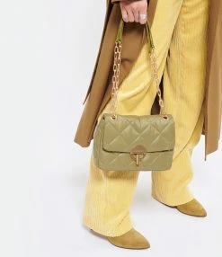 VANESSA BRUNO Sac Moon MM Kaki -jerome dreyfuss shop unnamed file 972