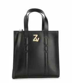 ZADIG & VOLTAIRE Sac ZV Initiale Le Small Cuir Noir