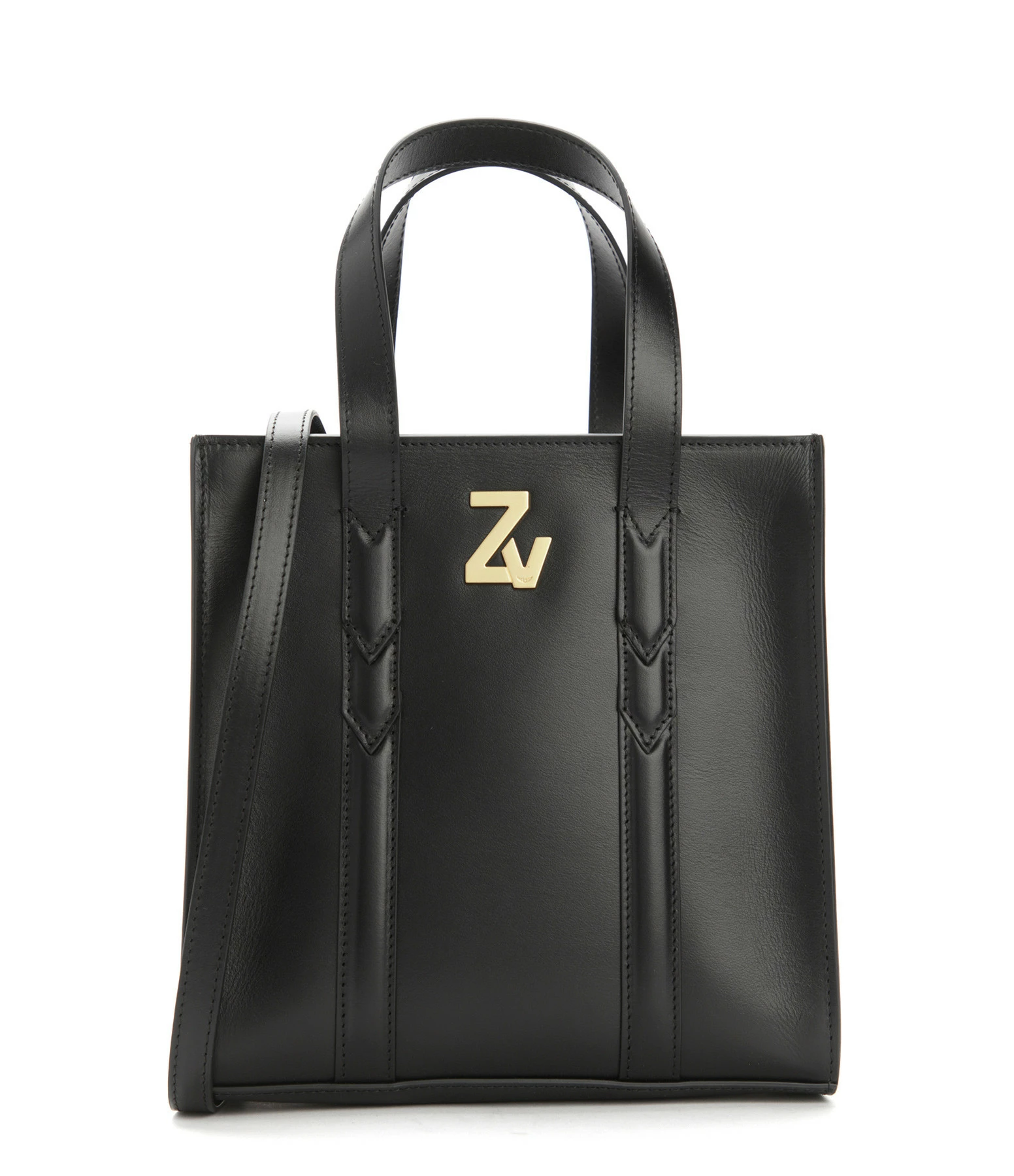 ZADIG & VOLTAIRE Sac ZV Initiale Le Small Cuir Noir 3 ZADIG & VOLTAIRE Sac ZV Initiale Le Small Cuir Noir