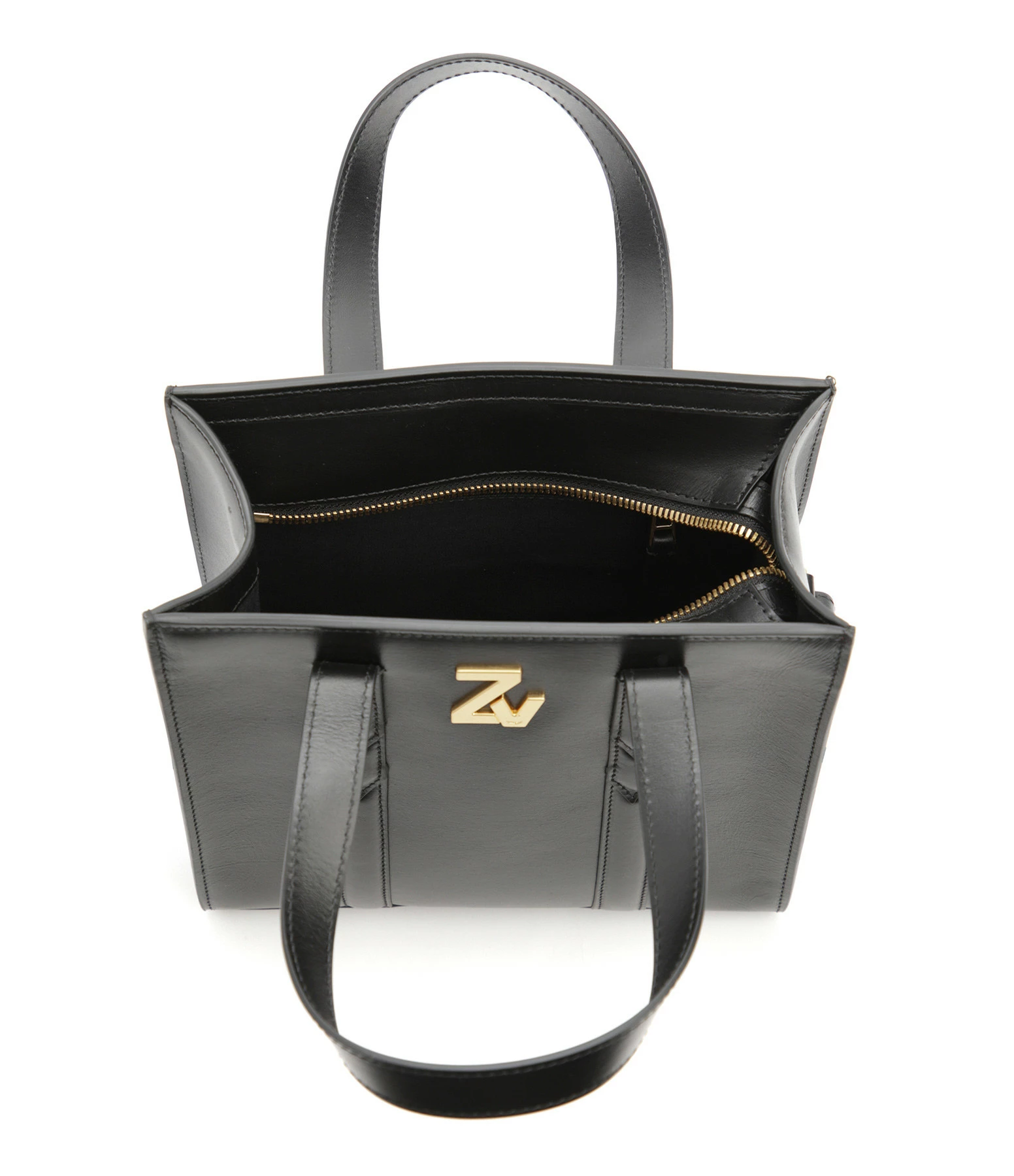 ZADIG & VOLTAIRE Sac ZV Initiale Le Small Cuir Noir 5 ZADIG & VOLTAIRE Sac ZV Initiale Le Small Cuir Noir – Image 3