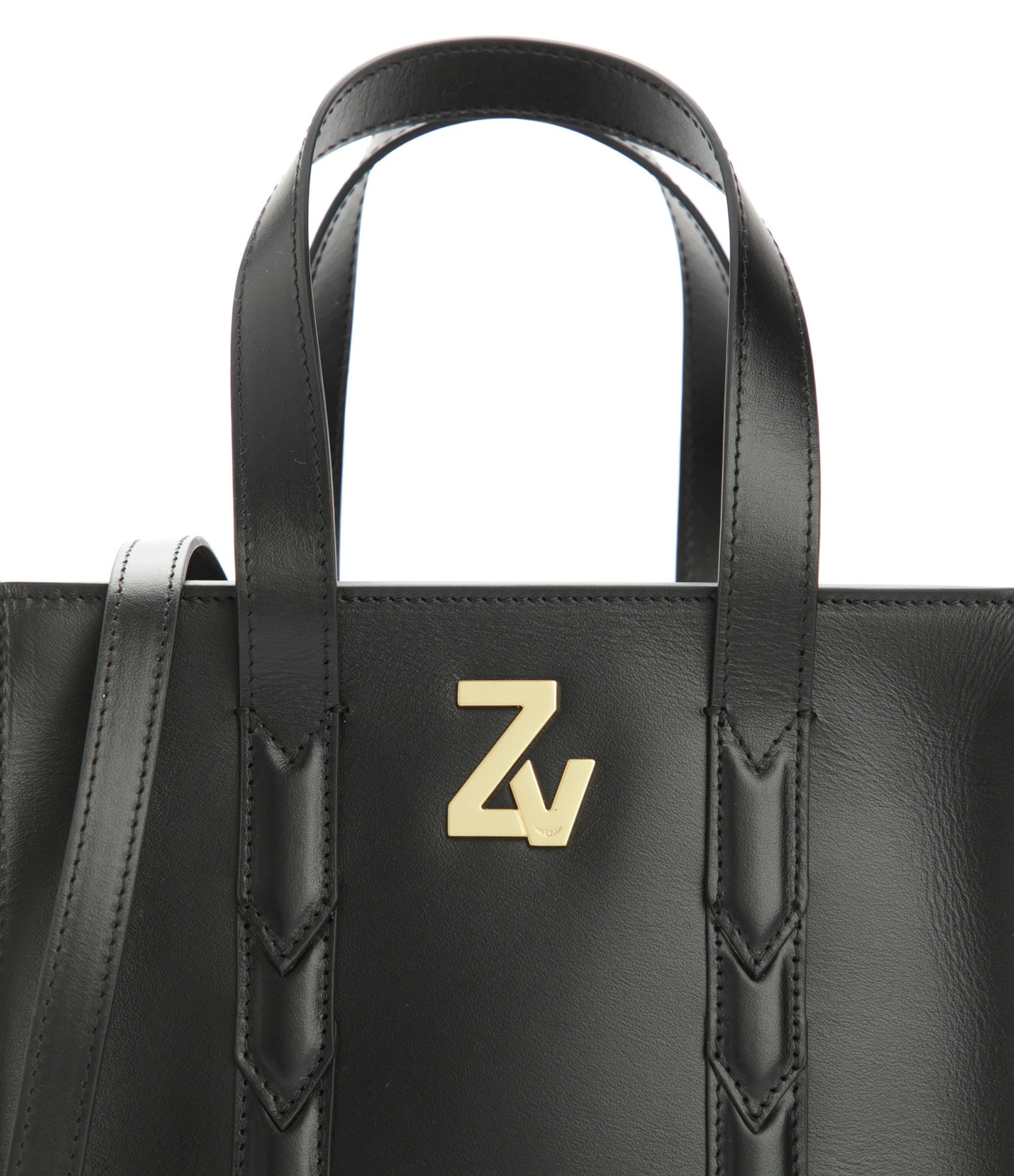 ZADIG & VOLTAIRE Sac ZV Initiale Le Small Cuir Noir 6 ZADIG & VOLTAIRE Sac ZV Initiale Le Small Cuir Noir – Image 4