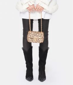 VANESSA BRUNO Sac Nano Moon Doré Pâle -jerome dreyfuss shop unnamed file 982