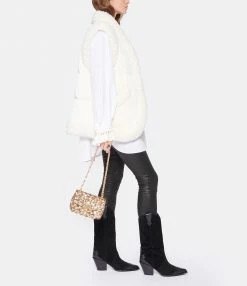 VANESSA BRUNO Sac Nano Moon Doré Pâle -jerome dreyfuss shop unnamed file 984