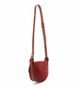 ISABEL MARANT Sac Botsy Cuir Suédé Rouge Foncé -jerome dreyfuss shop unnamed file 991