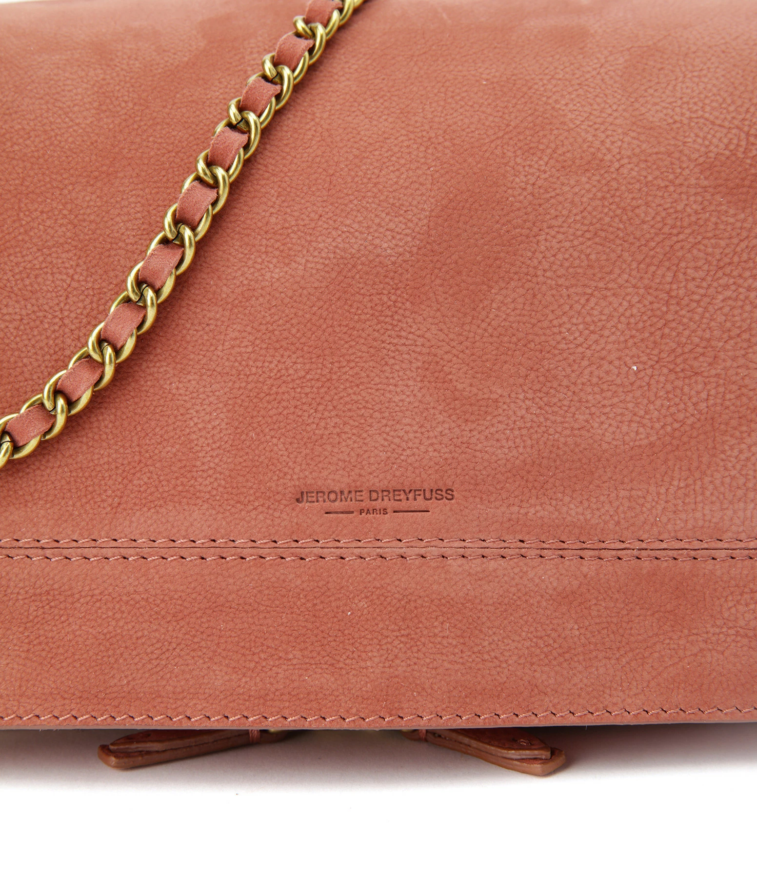 JEROME DREYFUSS Sac Bobi Cuir Suédé Bois De Rose 6 JEROME DREYFUSS Sac Bobi Cuir Suédé Bois De Rose – Image 4